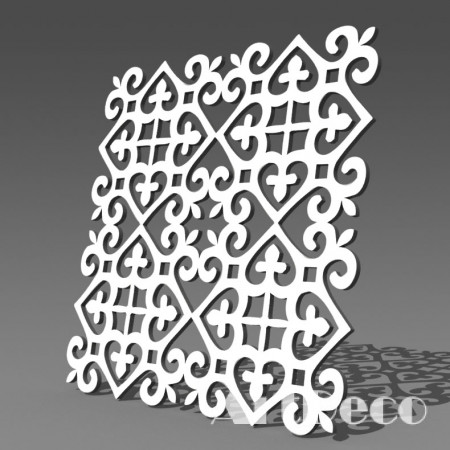 Резная 3D перегородка С34 Бавария